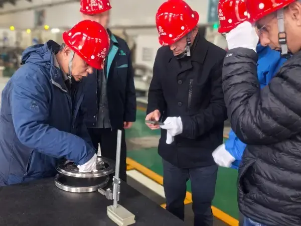 Middle East Customers Bearing Inspection at CHG